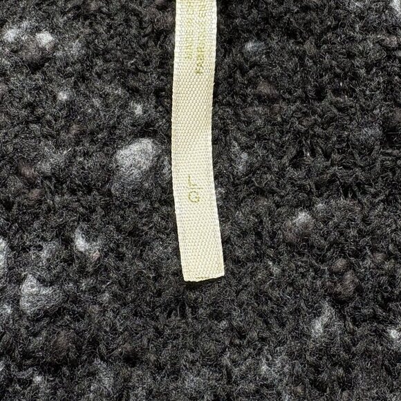 FREE PEOPLE Women Sweater Size L Black Pullover Long Sleeve Chunky 55-10 - Picture 6 of 11